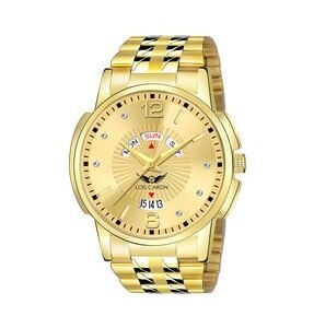 LOIS CARON LCS-8262 TRENDING DAY & DATE FUNCTIONING WATCH Analog Watch - For Men