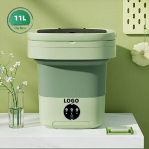 8L Underwear Socks Fully-automatic Electric Foldable Tub Laundry Washer Portable Mini Folding Washing Machine with Spin Dry
