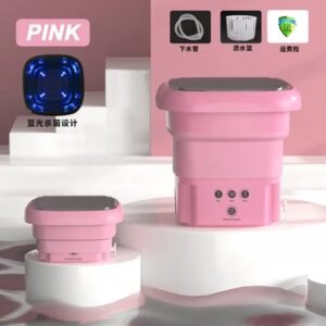 8L Underwear Socks Fully-automatic Electric Foldable Tub Laundry Washer Portable Mini Folding Washing Machine with Spin Dry
