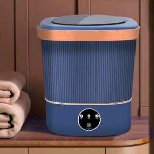 8L Underwear Socks Fully-automatic Electric Foldable Tub Laundry Washer Portable Mini Folding Washing Machine with Spin Dry