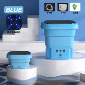 8L Underwear Socks Fully-automatic Electric Foldable Tub Laundry Washer Portable Mini Folding Washing Machine with Spin Dry