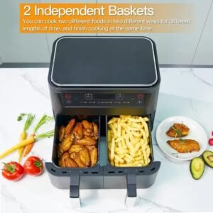 New Arrival Electric Medium Capacity Deep Air fryer Digital Display Panel 5L Air Fryer