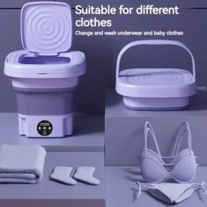 mini foldable portable dorm room washing machine car electric washing machine