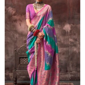 BLUSH  Women's  Soft Silk Saree