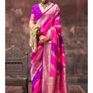 BLUSH  Women's  Soft Silk Saree