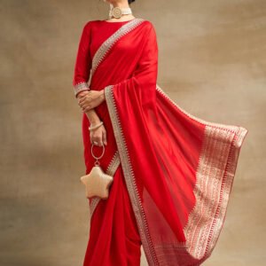 BLUSH  Women's  Soft Silk Saree