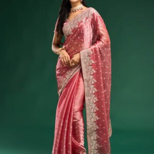 BLUSH  Women's  Soft Silk Saree