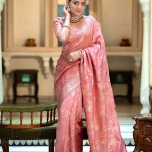 BLUSH  Women's  Soft Silk Saree