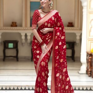 BLUSH  Women's  Soft Silk Saree