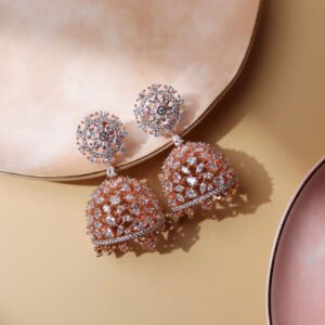 Antique Designer Oxidized Rajwadi Jhumka Earrings for beautiful girls & women