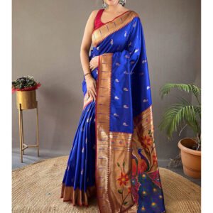 BLUSH  Women's  Soft Silk Saree
