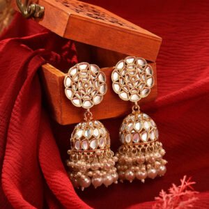 Antique Designer Oxidized Rajwadi Jhumka Earrings for beautiful girls & women