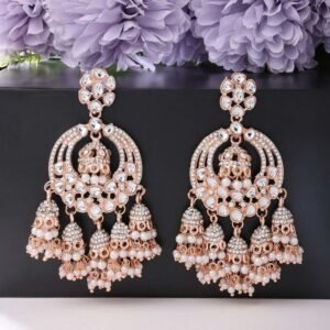Antique Designer Oxidized Rajwadi Jhumka Earrings for beautiful girls & women