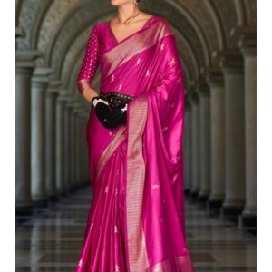 BLUSH  Women's  Soft Silk Saree