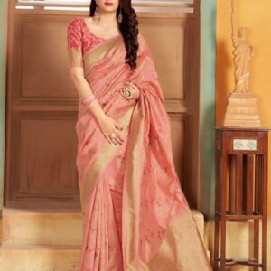 BLUSH  Women's  Soft Silk Saree