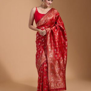 BLUSH  Women's  Soft Silk Saree