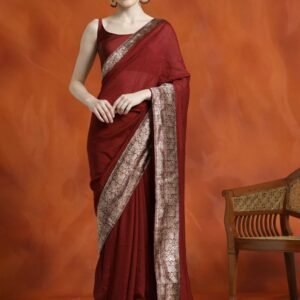 BLUSH  Women's  Soft Silk Saree