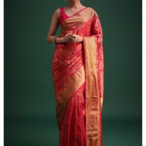 BLUSH  Women's  Soft Silk Saree