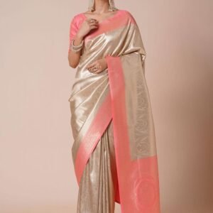 BLUSH  Women's  Soft Silk Saree