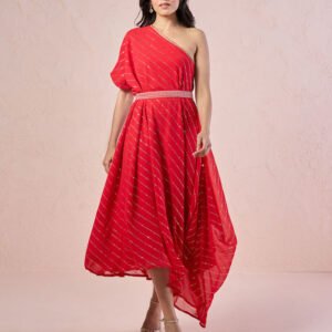 Royal Export Women's Viscose Floral Embroidered Angarkha Kurta