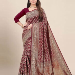 BLUSH  Women's  Soft Silk Saree