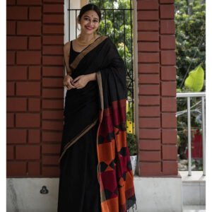 BLUSH  Women's  Soft Silk Saree