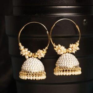 Antique Designer Oxidized Rajwadi Jhumka Earrings for beautiful girls & women