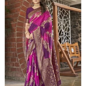 BLUSH  Women's  Soft Silk Saree