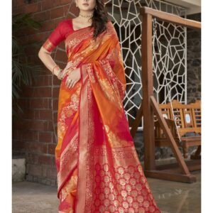 BLUSH  Women's  Soft Silk Saree