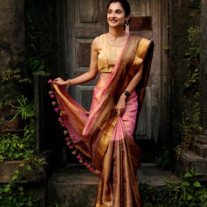 BLUSH  Women's  Soft Silk Saree With Blouse Piece Name: BLUSH PINK Women's Banarasi Soft Silk Saree With Blouse Piece Saree Fabric: Banarasi Silk Blouse: Running Blouse Blouse Fabric: Banarasi Silk Pattern: Solid Blouse Pattern: Solid Net Quantity (N): Single By Wearing Our New Amazing Product You Look Very Graceful Or Pretty. Thank you For Choosing Our Brand Product To Wear. We Hope That You Feel too much Better After Purchase Our Product. This saree is Best Match for Office-Work Wear, Normal Occasions, Get Together, Regular, Daily Use, Evening Wear. Perfect For Party, Wedding, Festival, Traditional, Causal, Bridle, Function, Trip. Best Gift For Your Loved Ones. Sizes:  Free Size (Saree Length Size: 5.5 m, Blouse Length Size: 0.8 m)   Country of Origin: India