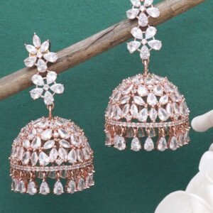 Antique Designer Oxidized Rajwadi Jhumka Earrings for beautiful girls & women