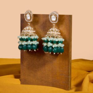 Antique Designer Oxidized Rajwadi Jhumka Earrings for beautiful girls & women
