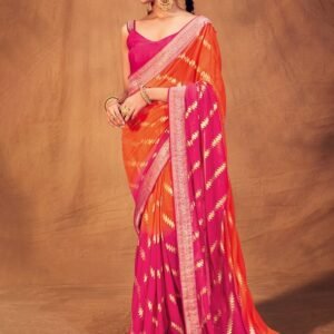 BLUSH  Women's  Soft Silk Saree