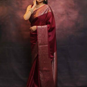 BLUSH  Women's  Soft Silk Saree