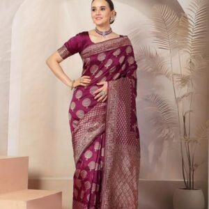 BLUSH  Women's  Soft Silk Saree