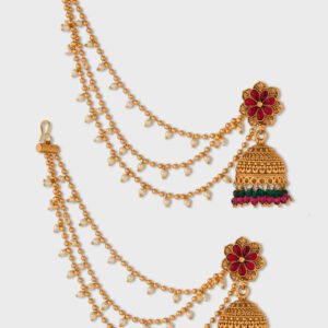 Antique Designer Oxidized Rajwadi Jhumka Earrings for beautiful girls & women