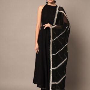 Flayered Anarkali kurti with embroidery yog