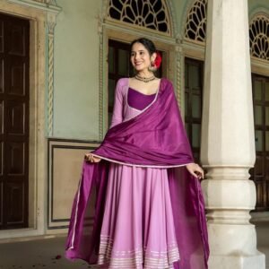 Flayered Anarkali kurti with embroidery yog